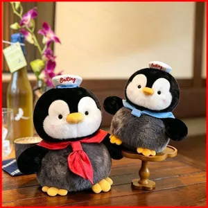 BH2 Panda Plushie Dễ Thương Màu Xanh Hoạt Hình Cotton Đồng Hành Búp Bê Gối Mềm HB2
