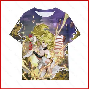 YB1 Akame ga KILL tee Cosplay vải Full Graphic Áo thun mùa hè Anime tay ngắn hàng đầu BY1