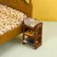 HFTOY 1: 12 Nhà Búp Bê Thu Nhỏ Đầu Giường Đứng Lưu Trữ Ra Đầu Giường Nội Thất Phòng Ngủ Mô Hình Trang Trí Đồ Chơi Phụ Kiện Nhà Búp Bê ~