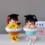Dệt Tay Mùa Tốt Nghiệp Búp Bê Mini Giữ Hoa Móc Len Tự Làm Chất Liệu Gói Mặt Dây Chuyền Dễ Thương Móc Bó Hoa