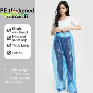 Quần mưa dùng một lần Thiêned Pa Foot Drift Bộ chia chống thấm nước Du lịch Áo mưa trong suốt Áo mưa du lịch ngoài trời Đi xe đạp [MỚI]