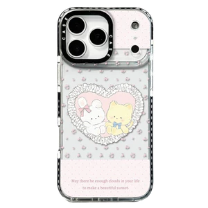 Ốp Điện Thoại Mềm Gấu Thỏ Ngọt Ngào Cho iPhone 17 Pro Max 17 Air16 15 14 Plus 13 12 11 Vỏ Bảo Vệ Chống Sốc