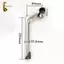 Thân xe đạp Hợp kim nhôm 25,4mm Tay cầm Thanh nâng hình cổ ngỗng Thân cây có vỏ bảo vệ Nhẹ Bền Xây dựng Thích hợp cho Ret