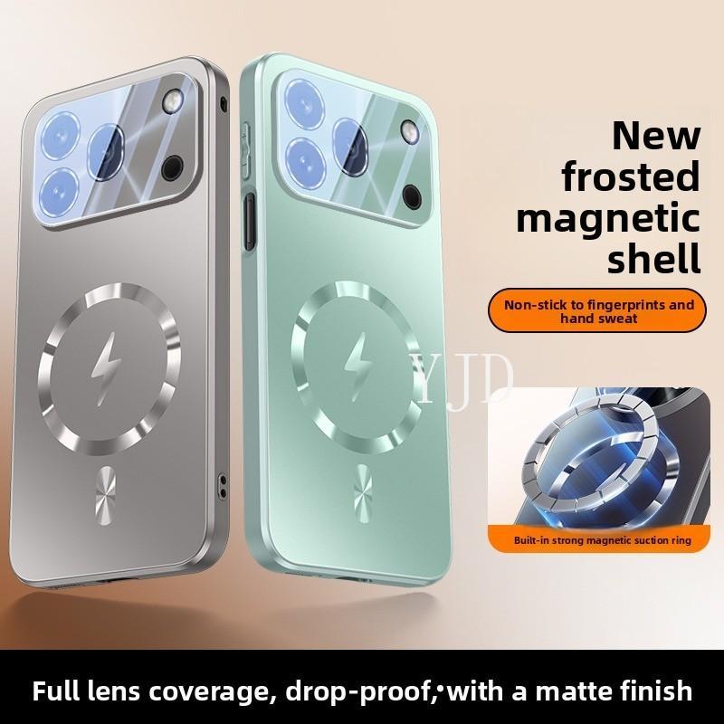Ốp Lưng Cho Honor 600 Pro Mẫu Mới Matte Back Panel Bảo Vệ Ống Kính Từ Tính Hút Chống Rơi Vỏ Điện Thoại