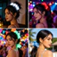 Scrunchies tóc Satin sáng và rực rỡ dành cho nữ