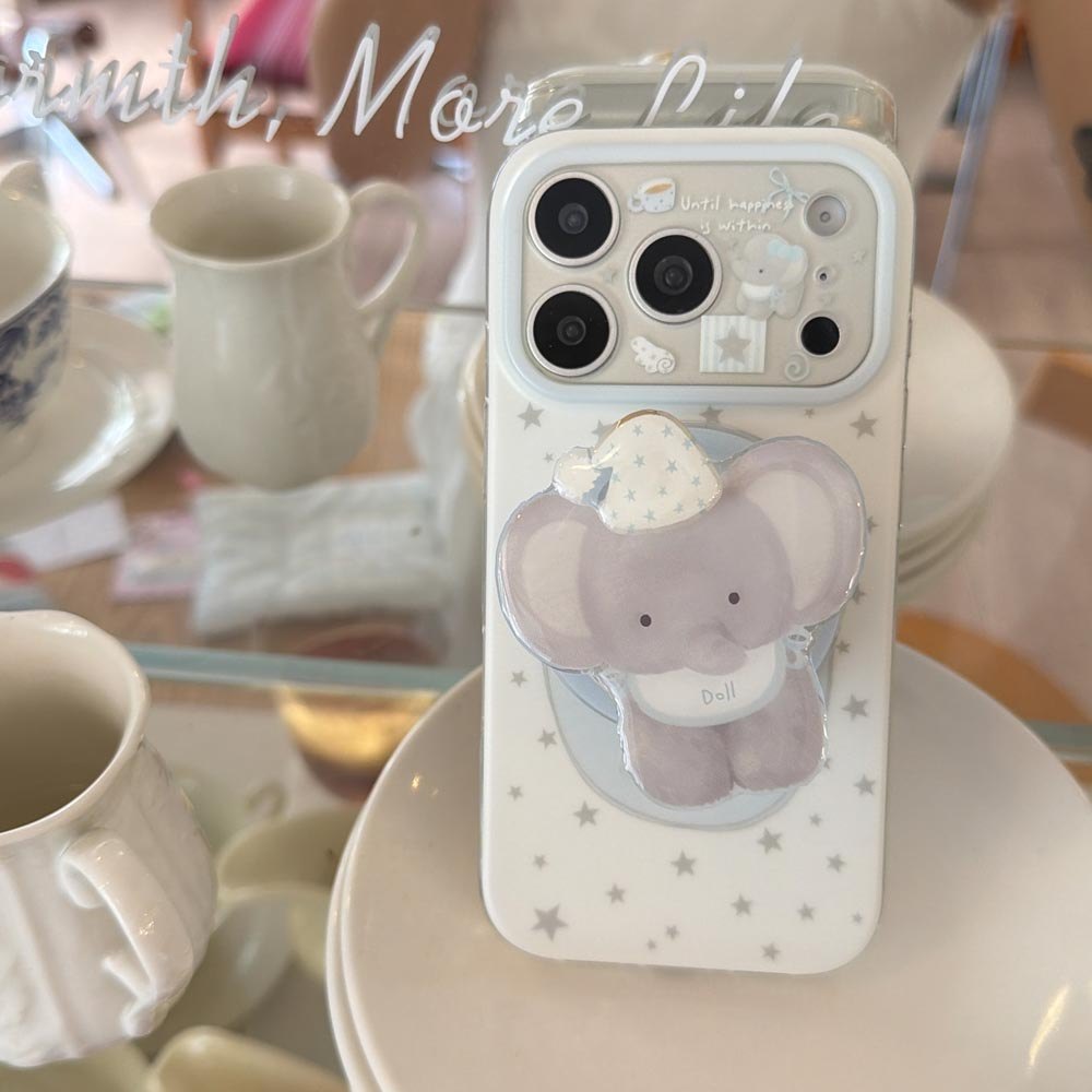 Ốp lưng cứng Tương thích với iPhone 13 14 14Pro 14ProMax 15 15Pro 15ProMax 16 16Pro 16ProMax 17 17Pro 17ProMax Vỏ nam châm họa tiết ngôi sao màu xám