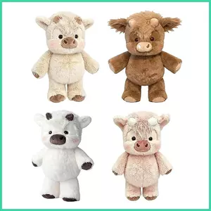 Thú Nhồi Bông Dễ Thương Thực Tế Tương Tác Cuddly Búp Bê Bò Thú Nhồi Bông Đồ Chơi Cho Trẻ Em Bé Gái Bé Trai Xe Phòng Ngủ sonlekvn