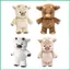 Thú Nhồi Bông Dễ Thương Thực Tế Tương Tác Cuddly Búp Bê Bò Thú Nhồi Bông Đồ Chơi Cho Trẻ Em Bé Gái Bé Trai Xe Phòng Ngủ sonlekvn