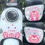 Loopy Xe Điện Miếng Dán Beaver Dâu Gấu Pin Độc Đáo Xe Trang Trí Dễ Thương Xước Xe Miếng Dán Chống Thấm Nước