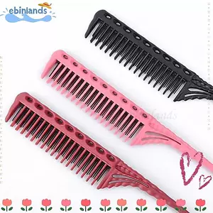 Lược chải tóc EBINLANDS, Dụng cụ thẩm mỹ viện Bàn chải tóc răng 3 tầng, Phụ kiện cắt tóc di động Lược trêu chọc Lược gỡ rối Bàn chải gỡ rối