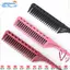 Lược chải tóc EBINLANDS, Dụng cụ thẩm mỹ viện Bàn chải tóc răng 3 tầng, Phụ kiện cắt tóc di động Lược trêu chọc Lược gỡ rối Bàn chải gỡ rối