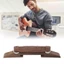 Cầu đàn guitar vòm WANYEDI, Cầu đàn guitar vòm màu gỗ, Gỗ hồng mộc cổ điển Cây đàn guitar cầu đàn guitar
