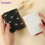 Ví đựng tiền xu BORAGETE, Ví nữ màu hồng nơ hoa, Túi Photocard da PU nhiều thẻ ngọt ngào Du lịch