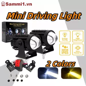 ZK 2 Chiếc Mini 8V-80V Chống Nước Lái Xe Điểm Đèn Trắng Vàng Đa Năng VN