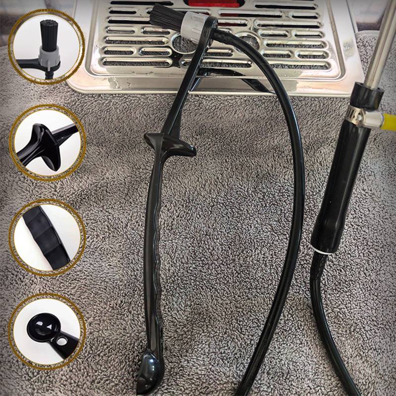 Bàn chải làm sạch hơi nước cà phê có thể điều chỉnh ZK cho máy pha cà phê - Barista Tool VN