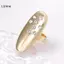 LUImo Nghệ Thuật Giọt Nước Mở Nhẫn Cho Nữ Retro Phong Cách Hình Học Cá Tính Thời Trang Phụ Kiện SBS