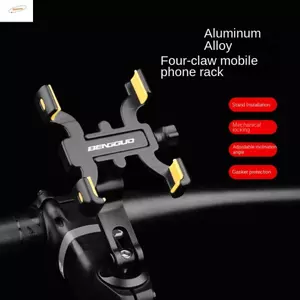 Giá đỡ điện thoại xe đạp xoay 360 ZENZON, Giá đỡ điện thoại di động xe đạp chống trượt bằng hợp kim nhôm, Giá đỡ điện thoại di động xe đạp xoay 360 độ sáng tạo