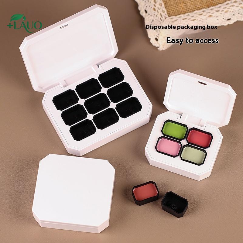 Springevenstar 4 / 6 / 9 / 12 Lưới Hộp Đựng Từ Tính Rỗng Cho Móng Tay Làm Móng Tay DIY Tranh Nhanh Gel Chắc Chắn UV Varnishes Ombre Gel Sơn Móng Tay Springevenstar