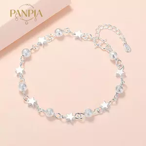PNPIA- Vòng Tay Ngôi Sao Tươi Cho Nữ Vòng Tay Hạt Tròn Cá Tính Thời Trang Hàn Quốc