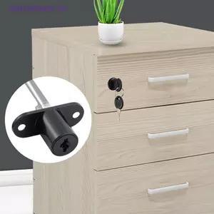 Tủ 16 / 19mm Lo Hợp Kim Kẽm Nội Thất Bàn Vẽ Pedestal Lo Văn Phòng Nhà Tủ Hồ Sơ Lo Với 2 Phím MỚI