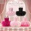 Đầm AMBU Ballet TuTu, Đầm Hoàng Tử Tay Ngắn Bé Gái Váy Ba Lê, Dây Đeo Chữ Thập Chuyên Nghiệp Puffy Ballet Trình Diễn Trang Phục Chụp Ảnh