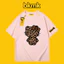 Áo thun bkmk nam thích hợp hoạt hình in hàng đầu dáng rộng hợp thời trang cotton nguyên chất côn đồ phong cách đẹp trai mùa hè tay ngắn 0609