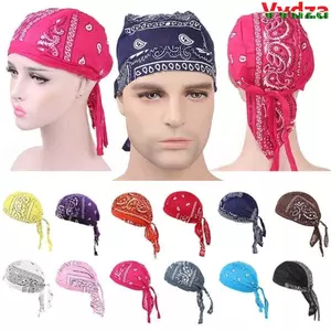 VVDZA MuslimTurban Thể thao ngoài trời Cotton Khăn trùm đầu khô nhanh Bandana