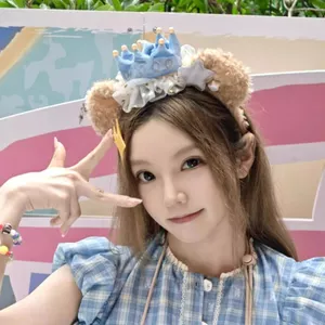 Minnie Bow Headband Duffy Bear Headband Park Photo Wear Matching Equipment Sản phẩm mới Phụ kiện tóc Thích hợp cho Disney