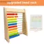 AA Gỗ Đếm Đồ Chơi Bàn Phím Montessori Giáo Dục Toán Đồ Chơi Trẻ Em Cầu Vồng Đếm Hạt Bổ Sung Trừ Hoạt Động Học VN