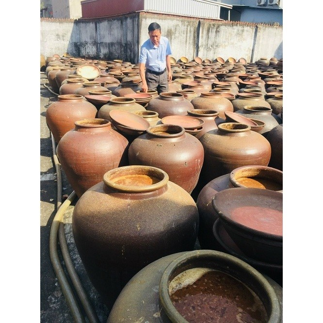 Tương Bần Tiến Thư chai 500ml hương vị truyền thống làng nghề