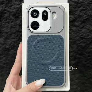 Thích hợp cho Ốp điện thoại OPPOFindX9Pro Dòng thay đổi tức thì Vỏ cứng từ tính X8U kẻ sọc nhẹ