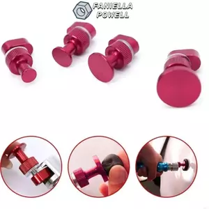 FANIELLAPOWELL 4 Bộ sửa chữa vết lõm ô tô, Tab kéo chống mài mòn bằng hợp kim nhôm, Miếng đệm gia cố chắc chắn đa chức năng công nghiệp Phụ kiện ô tô