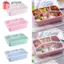 Hộp cơm trưa phong cách GAVESTO Japese, Ngăn chống rò rỉ nhiều màu Bento, Lò vi sóng di động bằng nhựa Hộp đựng thực phẩm 4 lưới Unisex