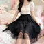 Mùa Hè Phong Cách Mới Rỗng Viền Gạc Váy Nữ Cao Cấp Thời Trang Giữa Chiều Chữ A Không Đều Mùa Xuân Mùa Hè Váy