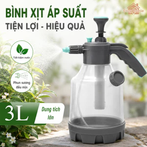 bình xịt tưới cây phun áp lực đầu xoay linh hoạt nhựa pp tưới lan sân vườn ban công 3 lít