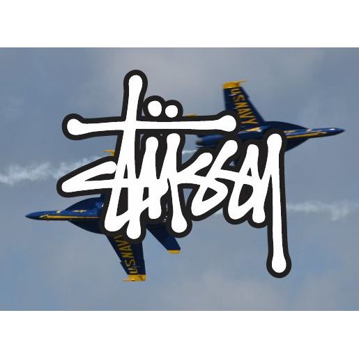 Tem Dán Xe Máy STUSSY, Honda. Decal Trang Trí Xe, Sticker Dán Các Vị Trí Trên Xe, Decal Cao Cấp Chống Nước