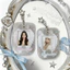 GUSTAVA Giá đỡ Photocard 3 inch, có móc khóa hình ngôi sao Cánh thiên thần Bảo vệ thẻ ảnh, Vỏ thẻ da PU di động dành cho người hâm mộ thần tượng Kpop