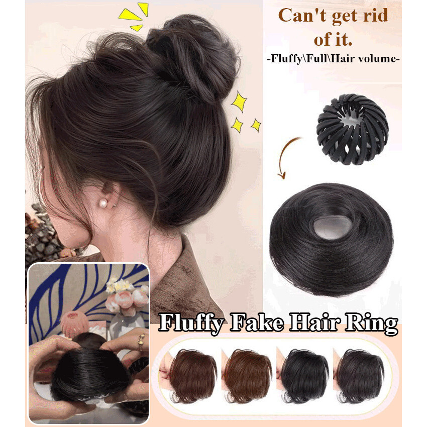 🔥【Giao hàng trong vòng 24 giờ】Băng đô tổ chim | Búi tóc tạo độ phồng | Kẹp tóc | Tóc giả búi tổ chim | Búi tóc