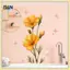 B & N Phòng Ngủ Tường Stiers Hoa Hướng Dương Màu Nước Phong Cách Phòng Trẻ Em Đề Can Dán Tường Có Thể Tháo Rời Dễ Dàng Áp Dụng Trang Trí Nhà Cửa Cho Tường Mầm Non.