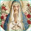 Bộ Thêu Cho Người Mới Bắt Đầu Virgin Mary Handmade Trang Trí Nhà Thêu DIY Bộ Dụng Cụ Có Kim Dành Cho Nữ sonlekvn