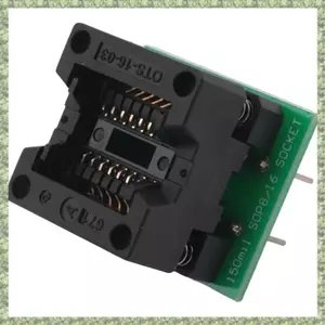 SOP16 sang DIP16 IC Lập Trình Viên Ổ Cắm Adapter 150Mil Lập Trình Viên Chip SOP16-1.27 Adapter Ổ Cắm Đến DIP16 Ots16-1.27-03