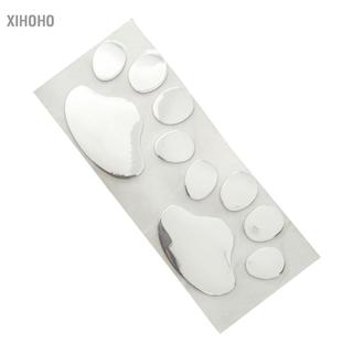 xihoho 2 Cái Iversal PVC Dấu Chân Chó Xe Nhãn Dán Bộ Phụ Kiện Bên Ngoài Đáng Yêu Để Dễ Dàng Áp Dụng Decal Trang Trí (Vàng)