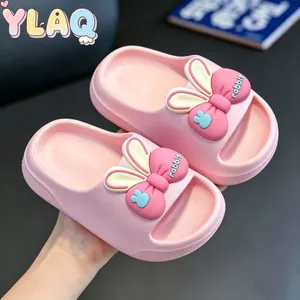 Dép Nơ Thỏ Dễ Thương Cho Nữ Đế Dày Chống Trơn Trượt Dép Trong Nhà Ngoài Trời Phòng Tắm