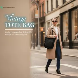 BeautifulHomeA Thanh Lịch Vintage Nữ Túi Tote Thời Trang Sang Trọng Nhẹ Túi Xách Đeo Vai Hoàn Hảo Cho Học Sinh Trường Sử Dụng Hàng Ngày VN