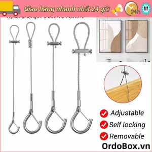 Dây treo ORDOBOX, Thép không gỉ có dây khóa, Dây treo có thể điều chỉnh