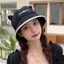 PYCOU Nữ Mũ Xô, Tai Mèo Cotton Rộng Vành Mũ, Y2K Mùa Xuân Mùa Hè Hoạt Hình Đi Biển Du Lịch Mũ Tấm Che Nắng Mũ Panama