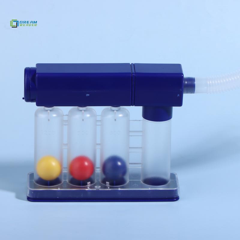 [Dream Weaver] Máy tập thở 3 quả bóng Huấn luyện mở rộng phổi cho thiết bị tập thể dục hô hấp Cải thiện sức khỏe tại nhà mới