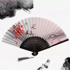 JUNYUE88US Tay Cầm Quạt DIY Thủ Công Nghệ Thuật Thủ Công Chống Đỡ Quạt Gấp Thủ Công Phong Cách Mùa Hè Trang Trí Nhà Cửa
