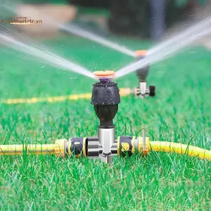 Vòi phun TRTR Xoay 360 độ Máy phun nước tự động cho sân vườn Bãi cỏ diện tích lớn Cảnh quan Tưới nông nghiệp và ing VN