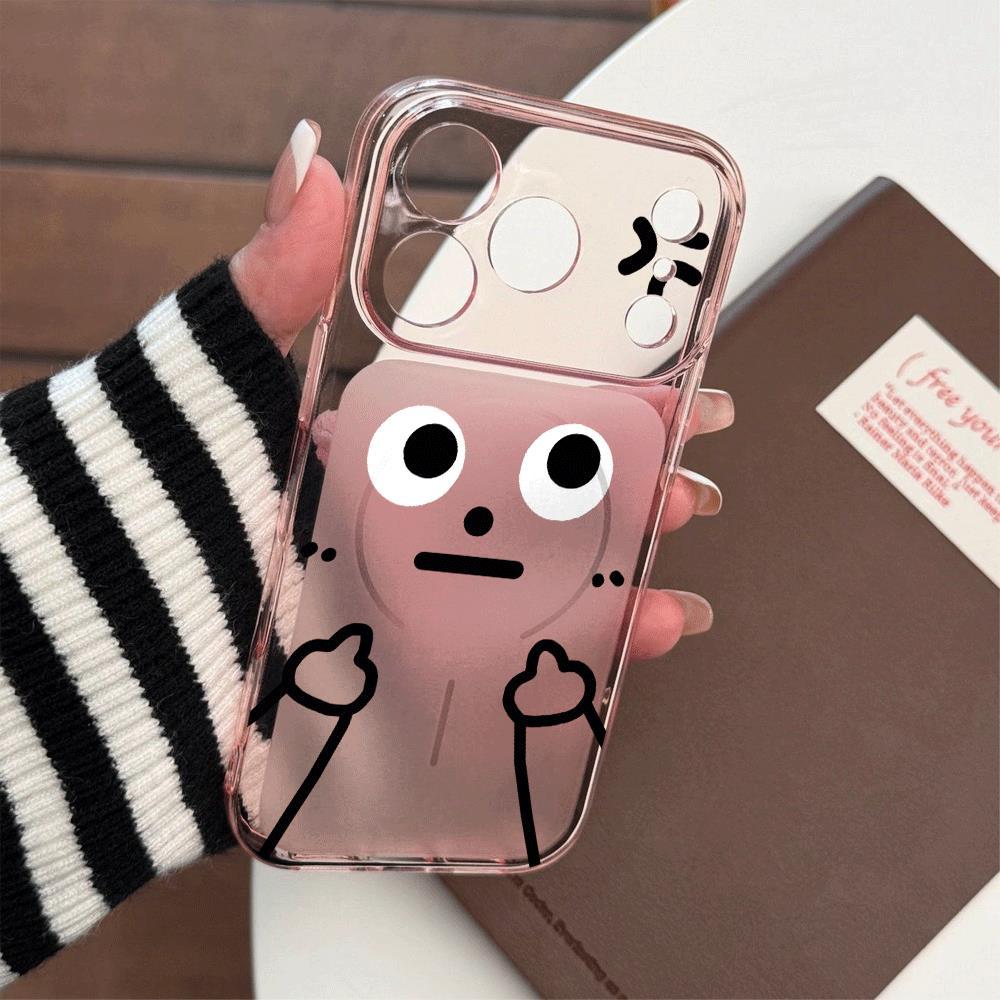 Ốp lưng iPhone 16/15/14/13 Nhân Vật Đùa Ngộ Nghĩnh Phong Cách Vui Vẻ Chống Rơi 17por